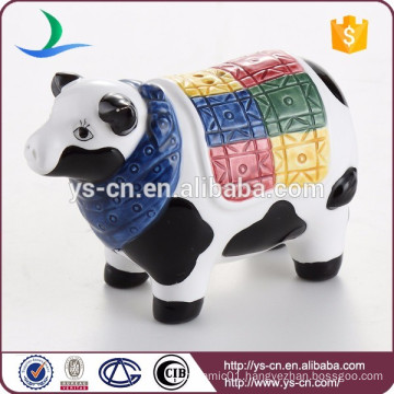 Modern Cute Milk Cow Ceramic Salt And Pepper Shaker For Kitchen